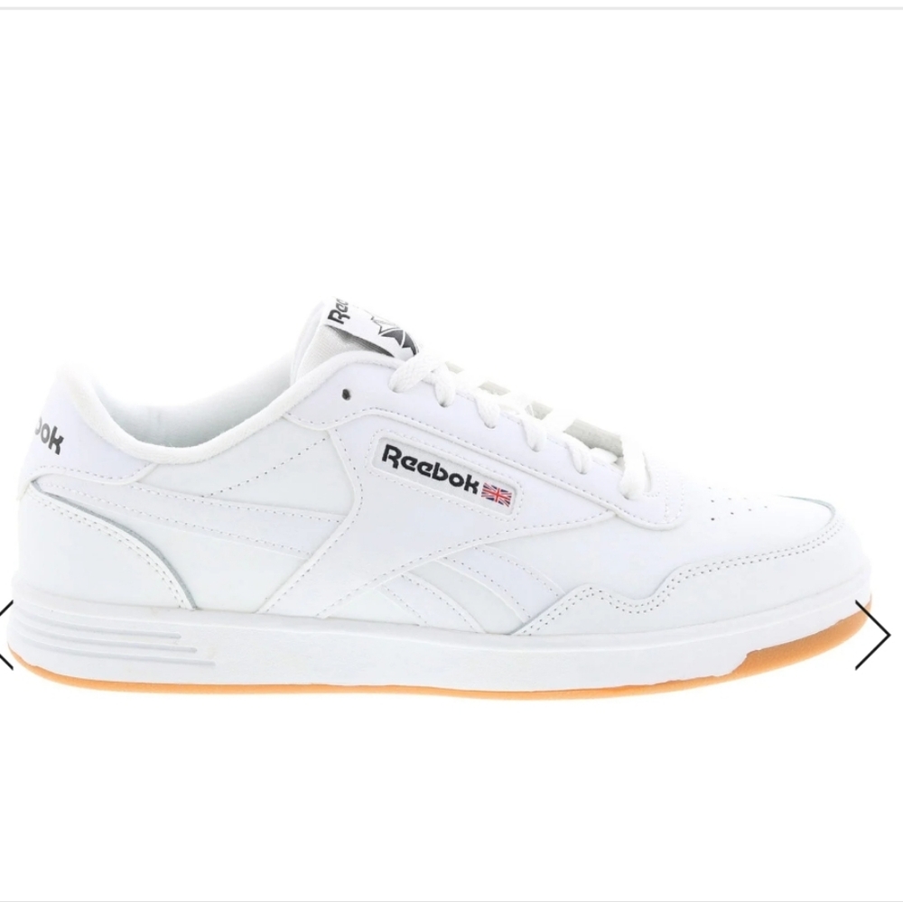 NWT Men' Reebok Club Memt White Sneakers Leather Low-Top - Picture 4 of 10